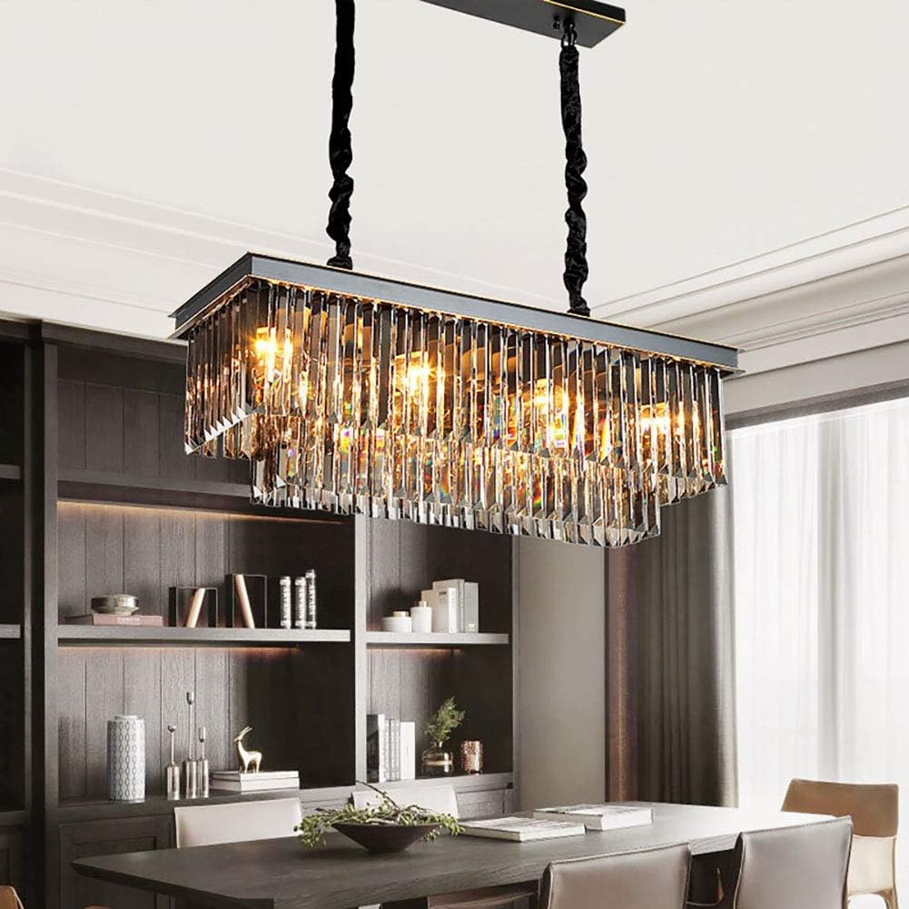 Candelabru Cristal Dark Luxury 100x25cm 100X25CM / NEAGRA / LUXURY Chandeliers Crystal