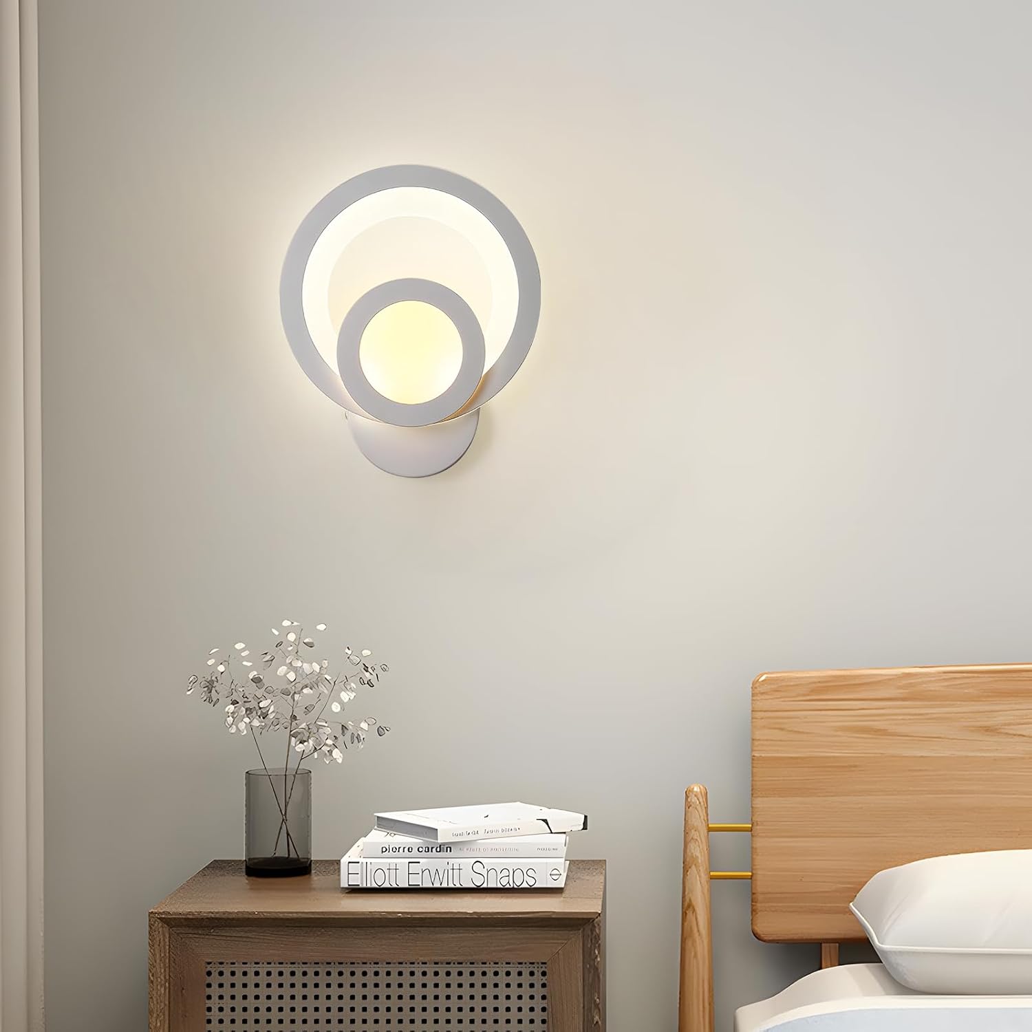 Aplica LED Perete MUSE Alba Echivalent 100W APLICA PERETE / ALBA / CIRCLE DESIGN Wall Light Fixtures