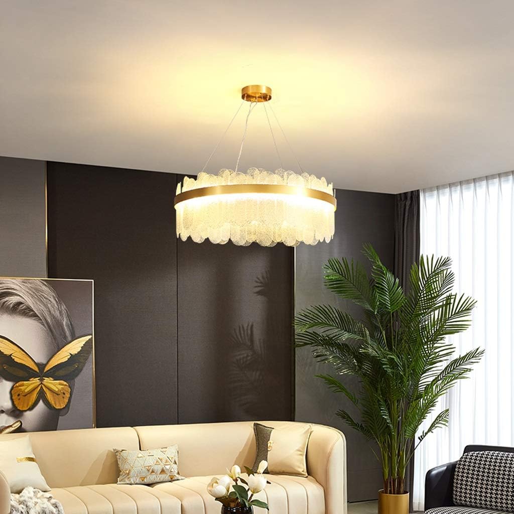 Lustra LED Suspendata QUEEN Gold Cristal