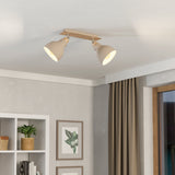 Lustra cu 2 Spoturi ARRECIFE Brown & Silver