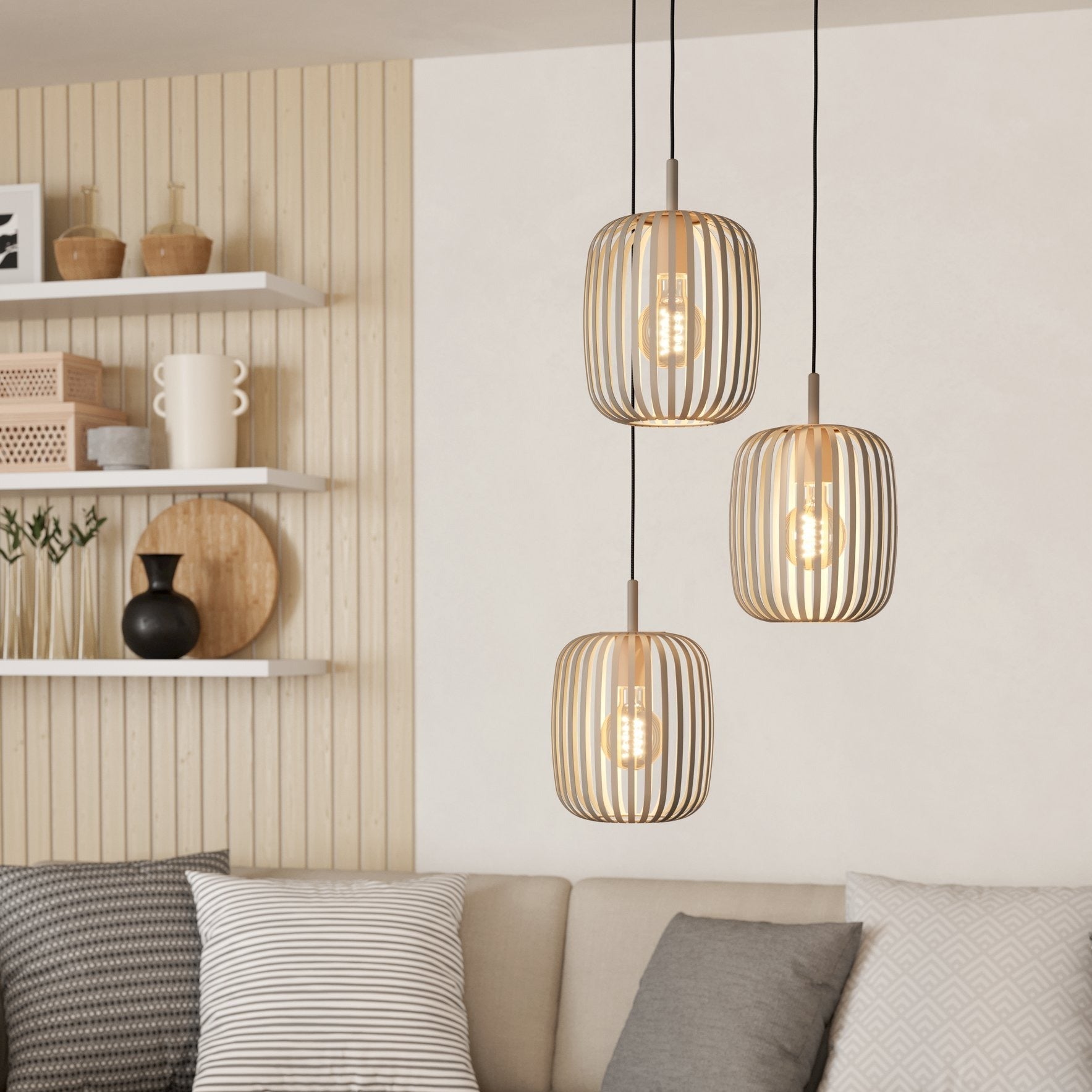 Lustra Suspendata ROMAZZINA 110CM CREM / SUSPENDATE / 110CM Chandeliers