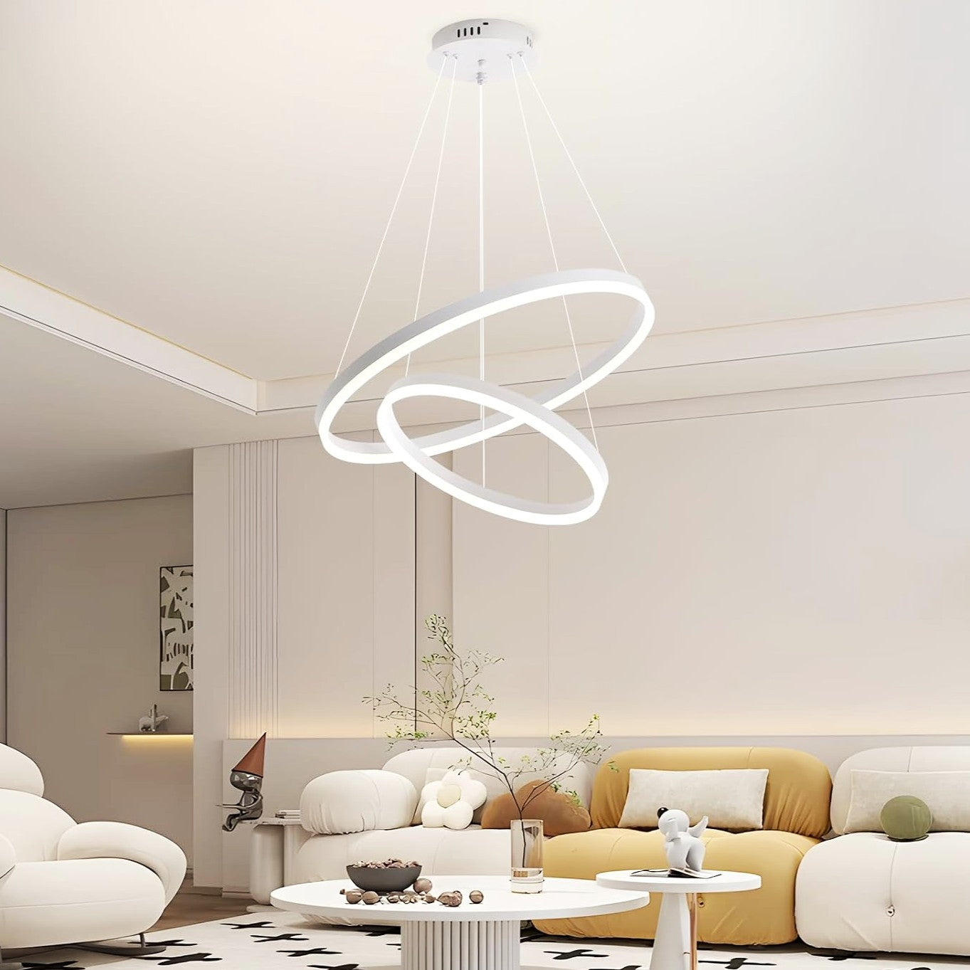 Lustra LED WONDERLAND Alba 2 Segmente Echivalent 400W ALBA / SUSPENDATE Lighting Fixtures