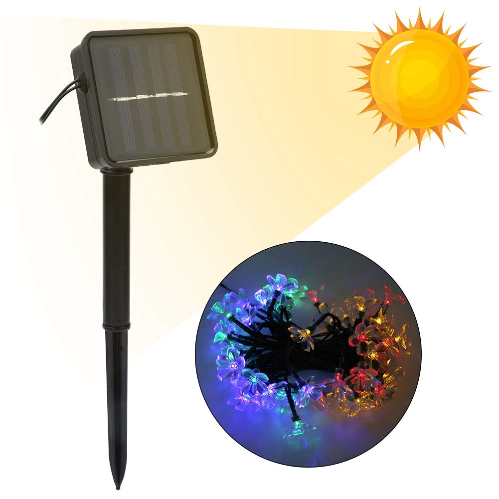 Instalatie Led Flowers Liniara Solara 50 Led-Uri 6.5M