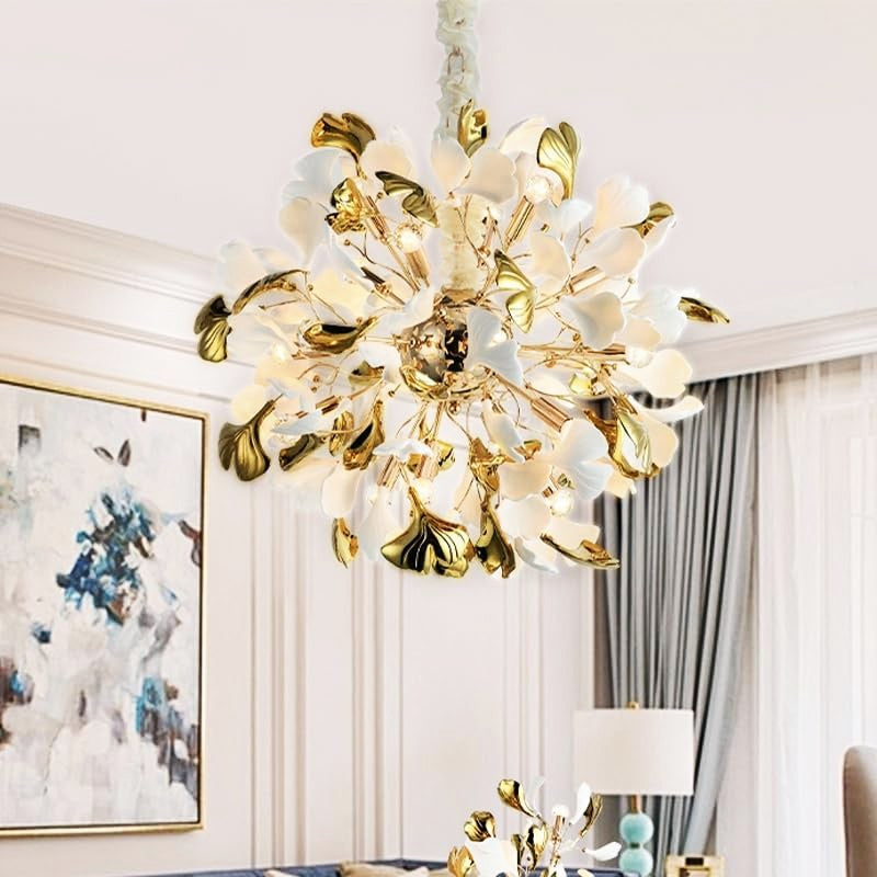 Candelabru LUXURY Golden VALERY 80cm AURIE / 80CM / LUXURY Chandeliers Crystal
