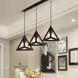 Lustra TRIANGLE Vintage Suport Liniar