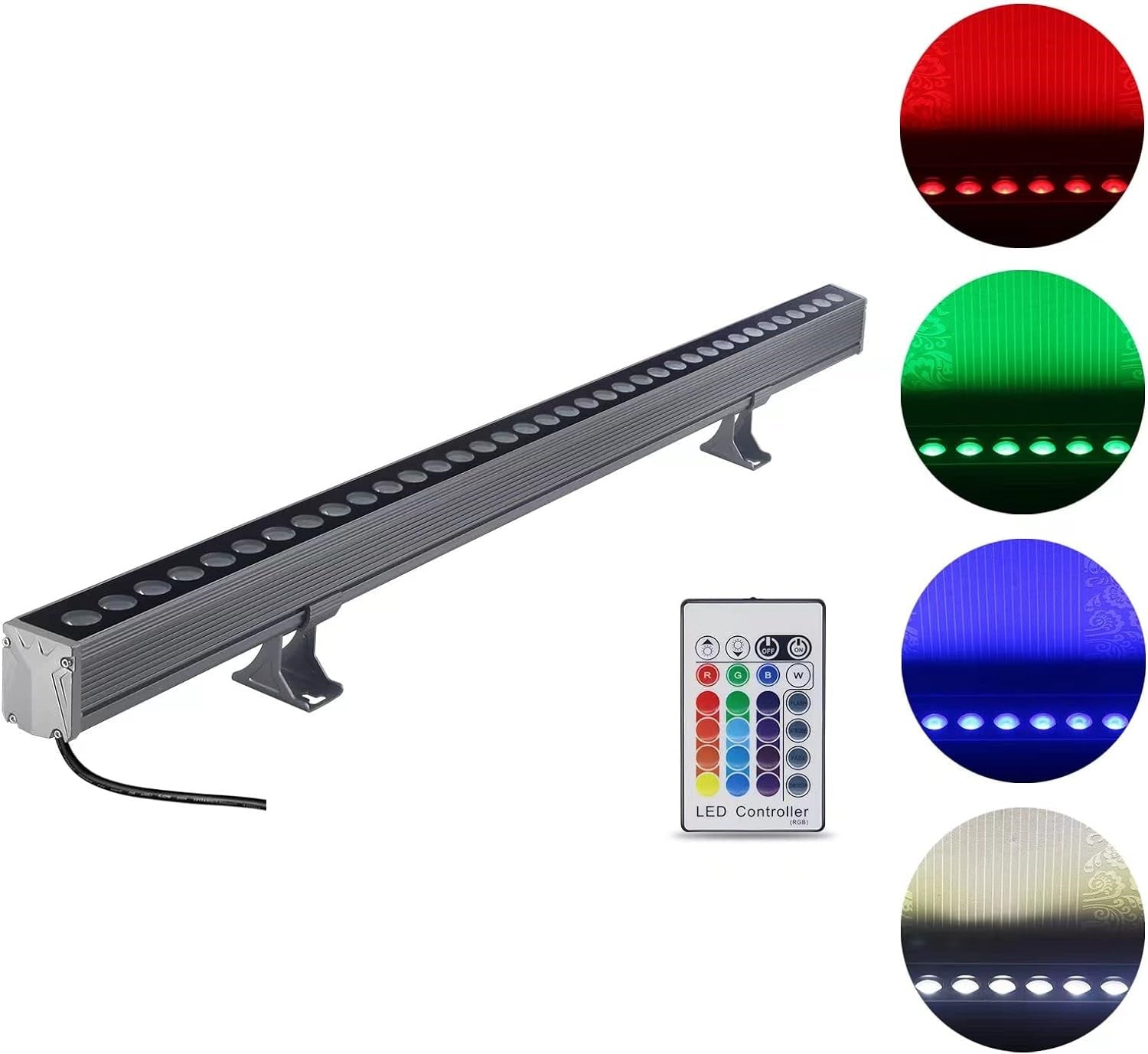 Corp Iluminat Led Arhitectural Rgb 24W 100Cm Ip65 Wallwasher
