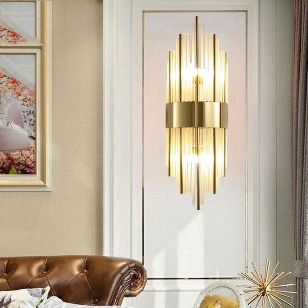 Aplica Perete Cristal Golden CROWN AURIE / CRISTAL / APLICA PERETE Wall Light Fixtures