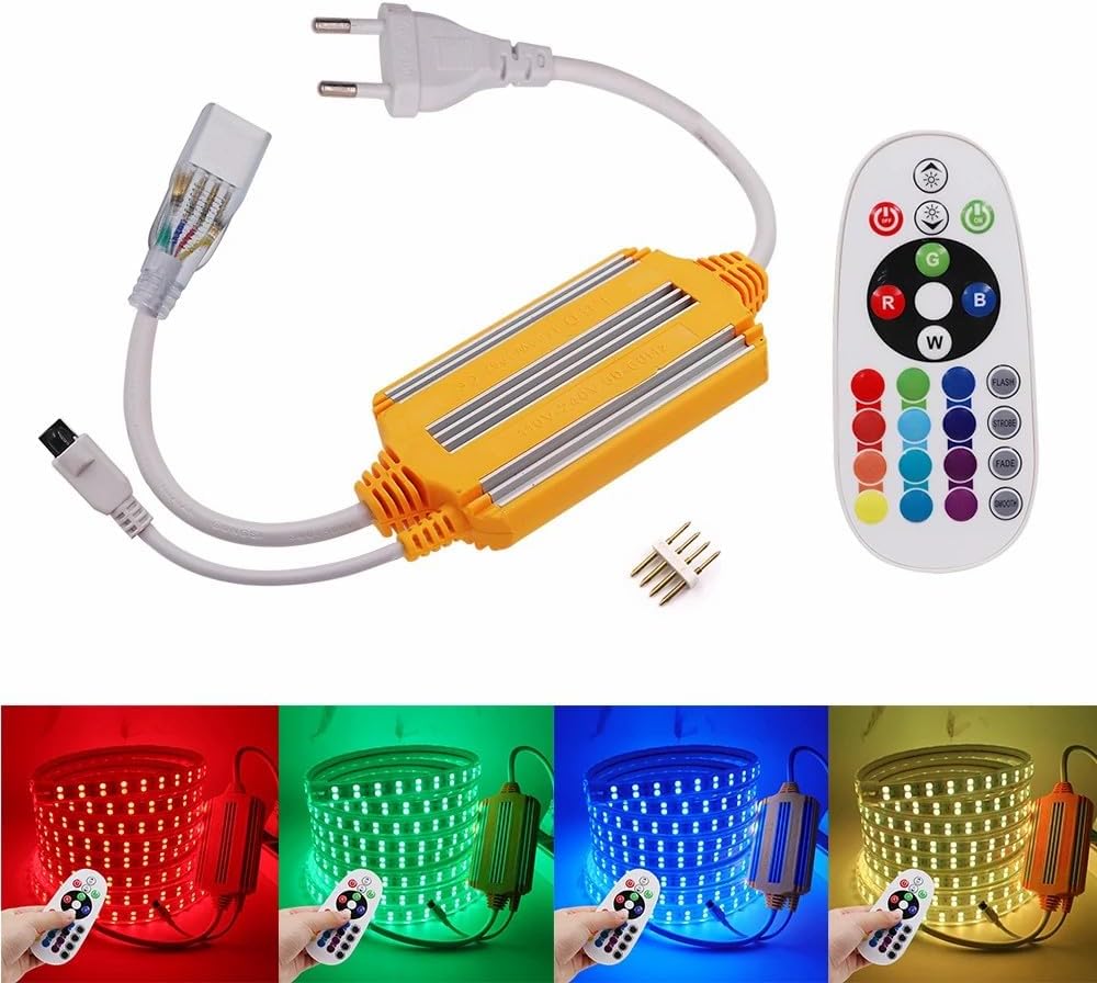 Controller NEON FLEX RGB Telecomanda RF 1500W 220V IP65 CONTROLLER RGB 220V Lighting