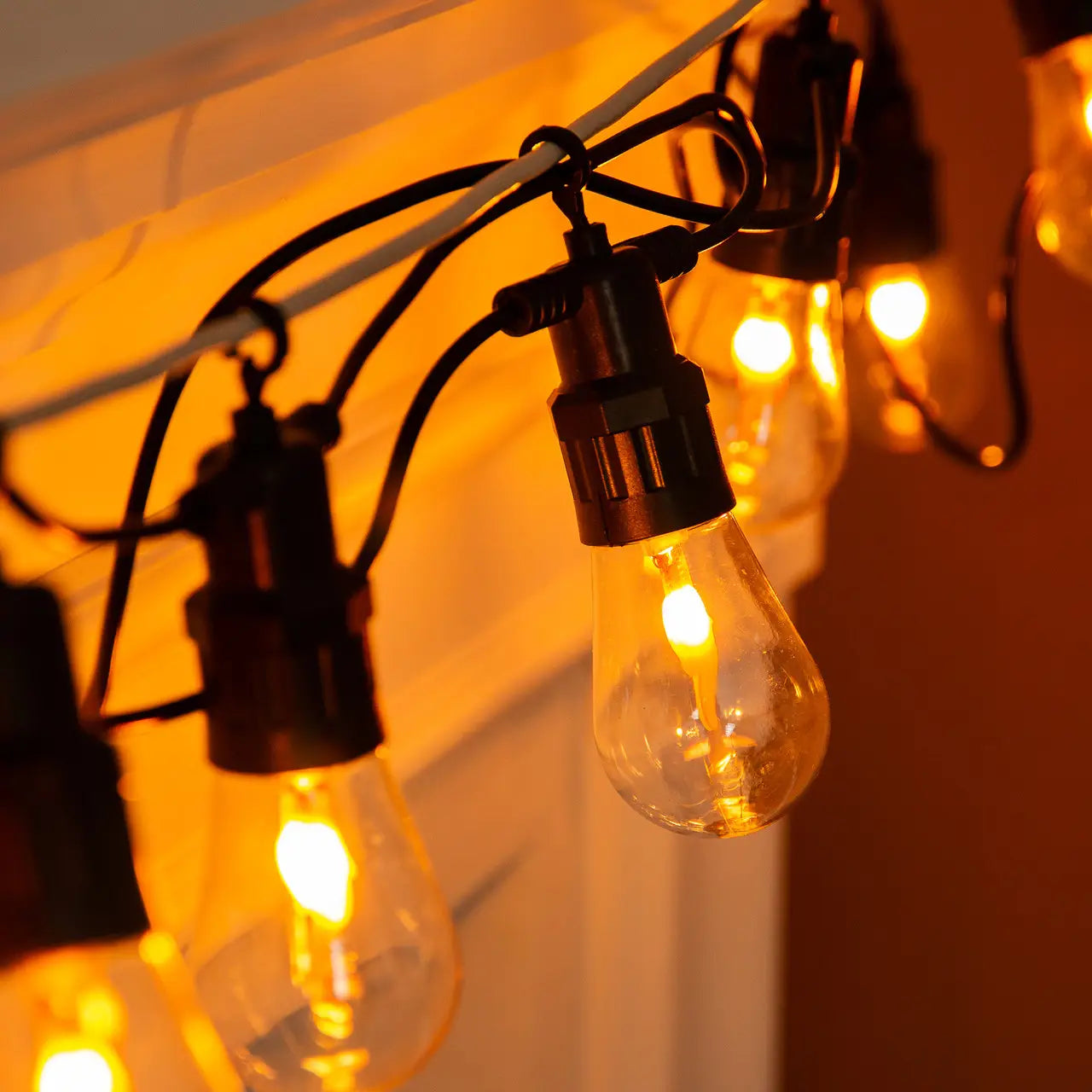 Ghirlanda Luminoasa 5M / 10 Becuri Led Integrat Flacara Miscatoare Interconectabil Bulb Strip