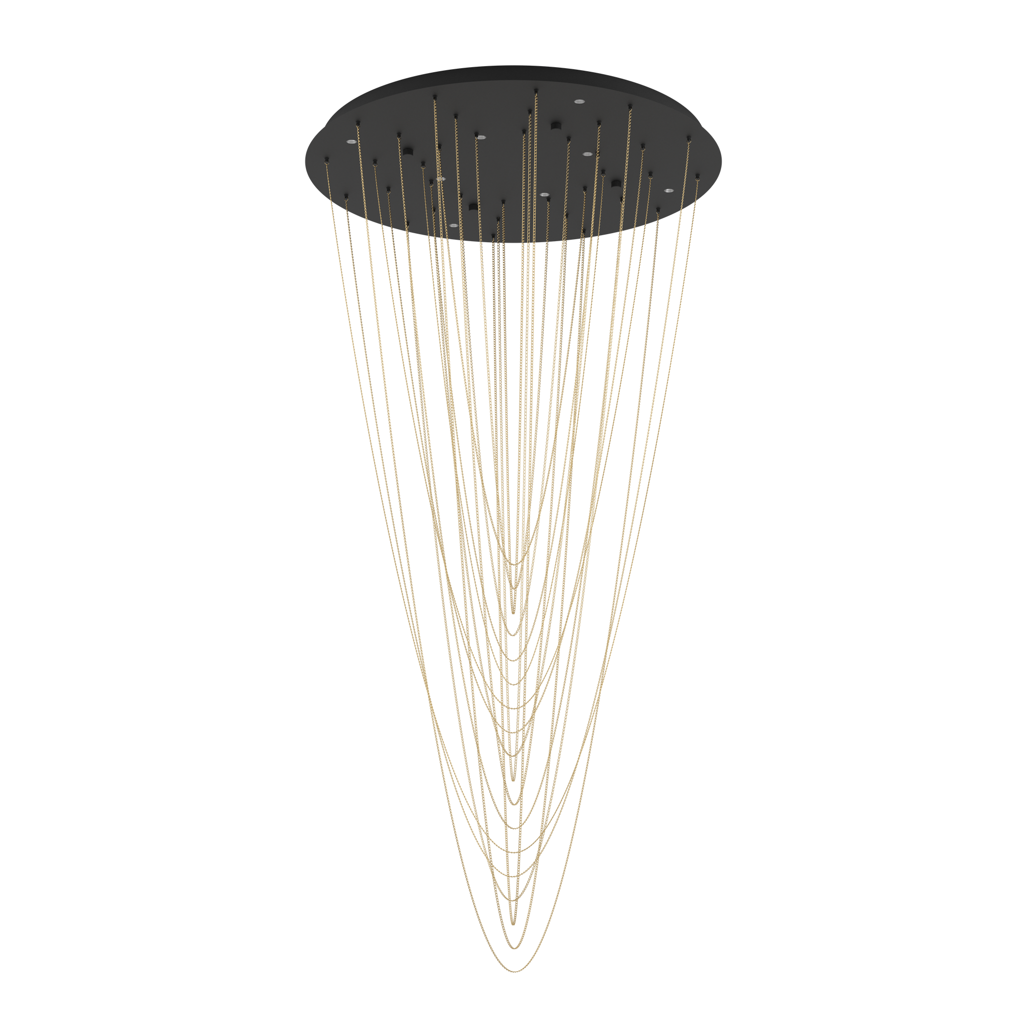 Lustra LED Suspendata Luxury TREPUCO Eglo 390355 NEAGRA / LUXURY Lighting Fixtures