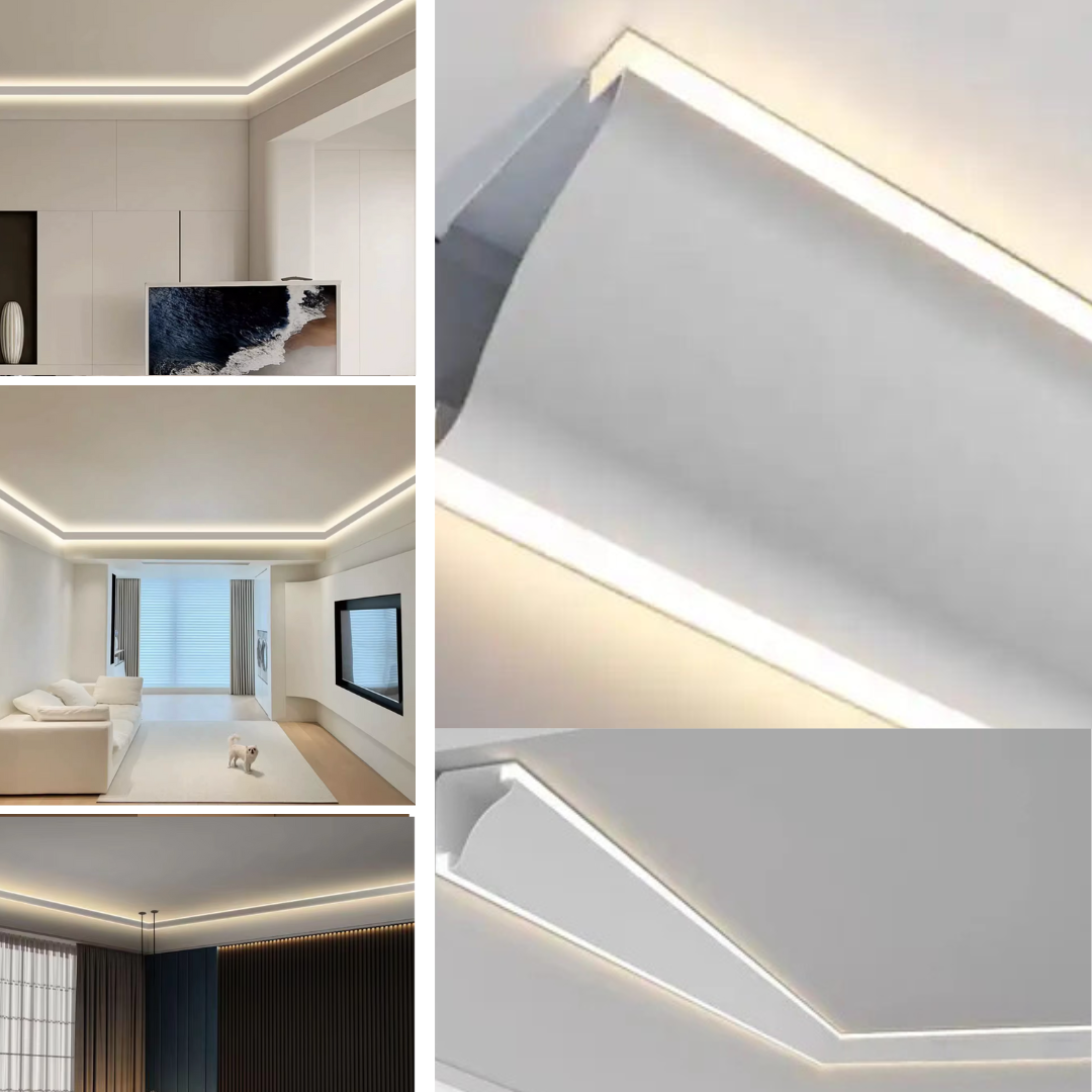 Profil LED Colt Dublu Aluminiu 2 Metri LED Strips