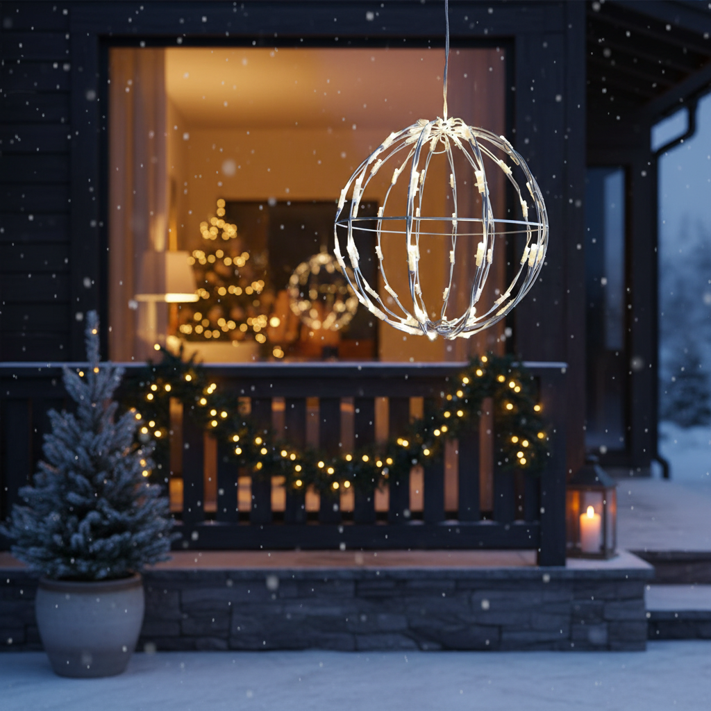 Glob Decorativ LED Starfell Lumina Rece 40cm 3.6W IP44