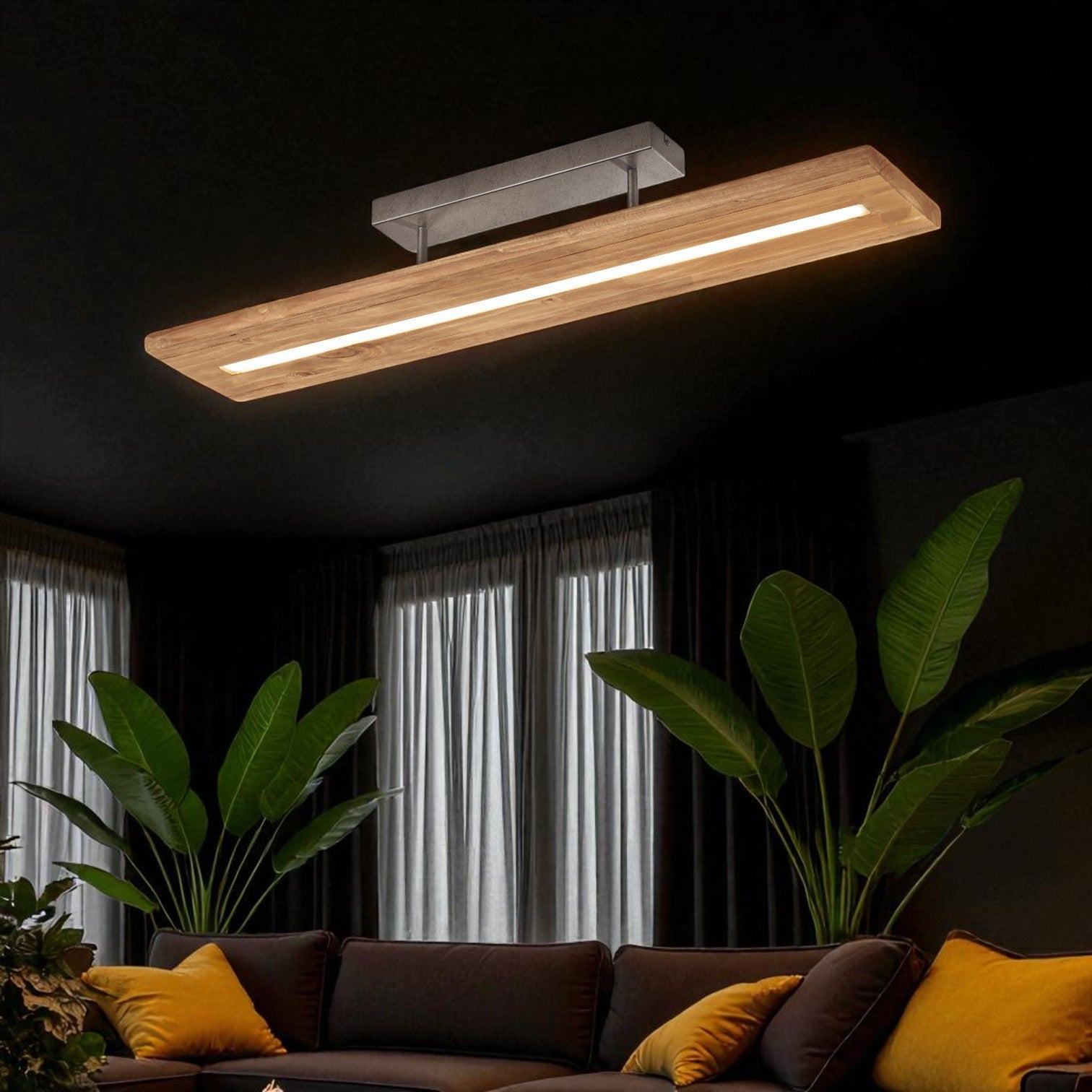 Lustra LED BRAD 27W LEMN Lighting Fixtures