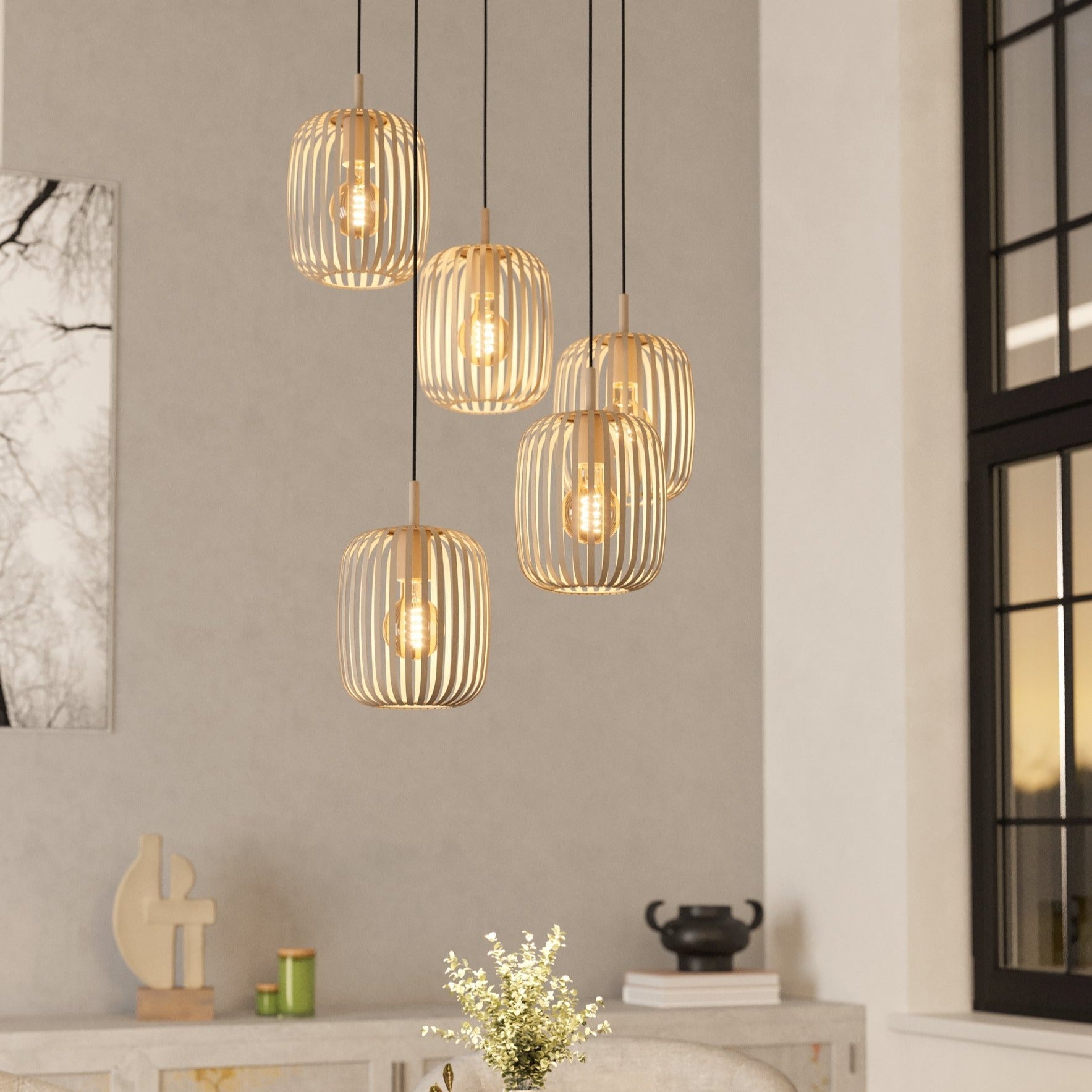 Lustra Suspendata ROMAZZINA 200CM CREM / SUSPENDATE / 200CM Chandeliers