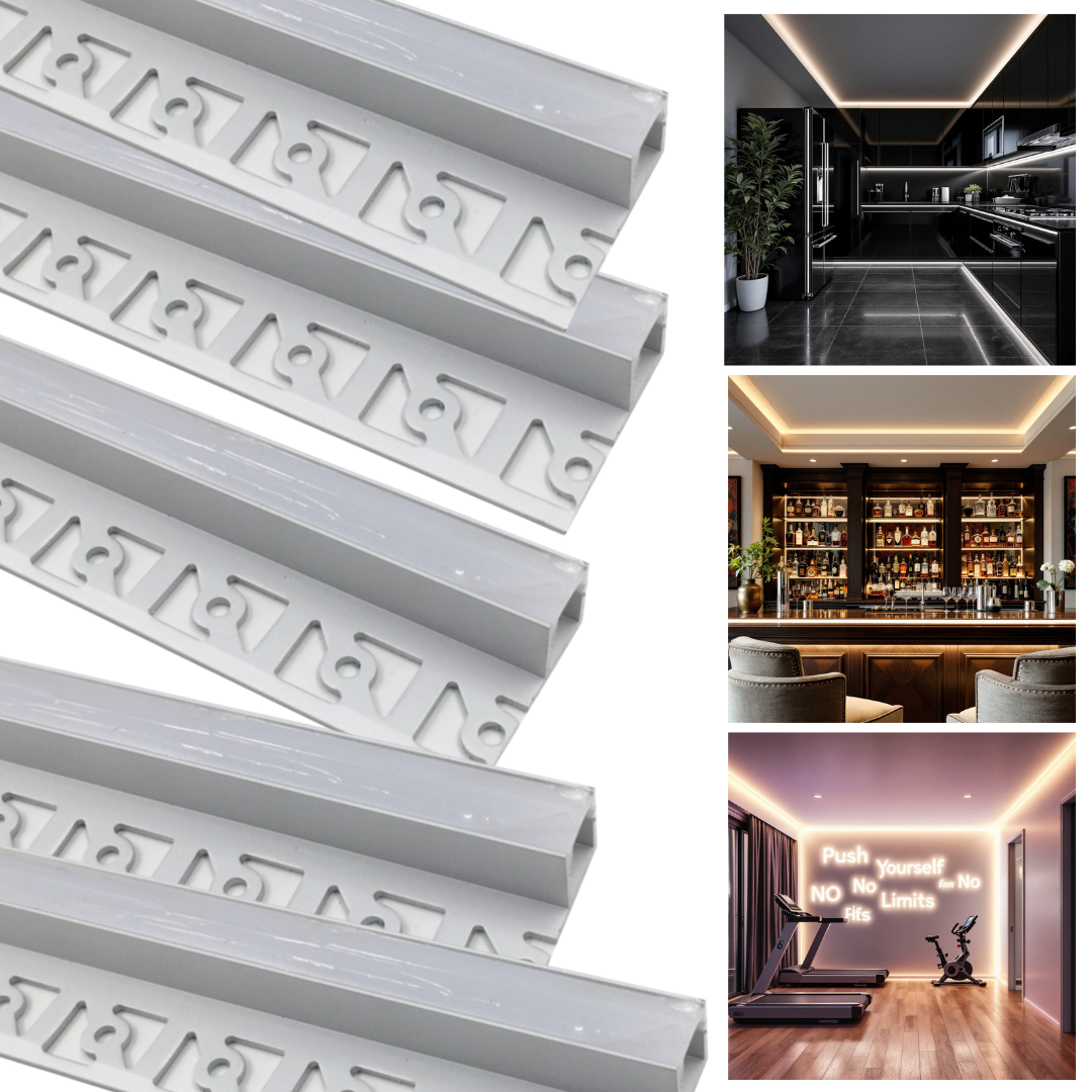 Profil LED 2 METRI de Capat Incastrat Sub Tencuiala LED Strips