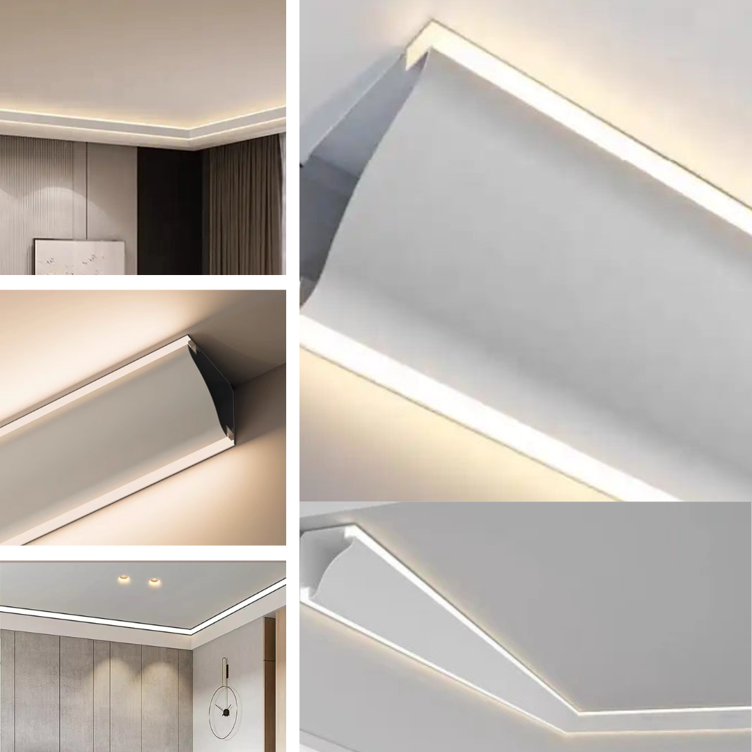 Profil LED Colt Dublu Aluminiu 2 Metri LED Strips