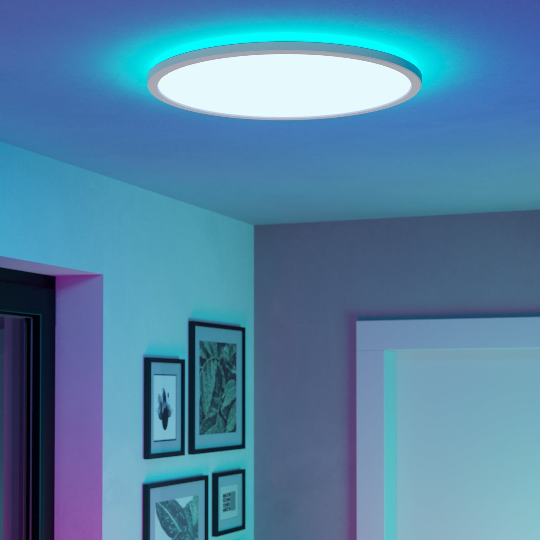 Plafoniera LED RGB + TW ROVITO Z EGLO 14W Echivalent 70W 901471 PLAFONIERA LED / 14W led ceiling light
