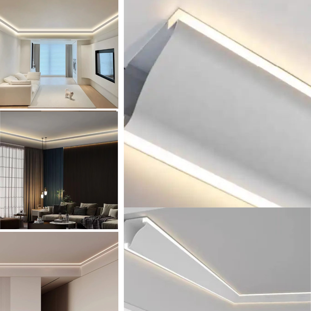 Profil LED Colt Dublu Aluminiu 2 Metri LED Strips