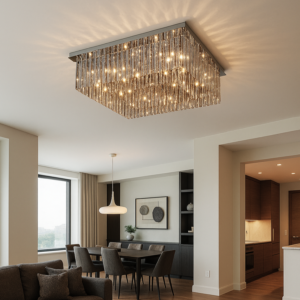 Candelabru Aplicat Cristal Dark Square Luxury Chandeliers Crystal