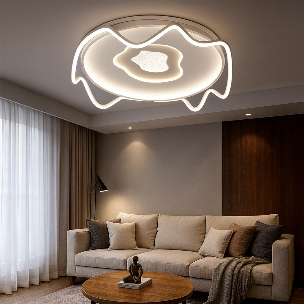 Lustra LED Mavon Telecomanda Echivalent 400W MINIMALIST DESIGN / 50CM Lighting Fixtures