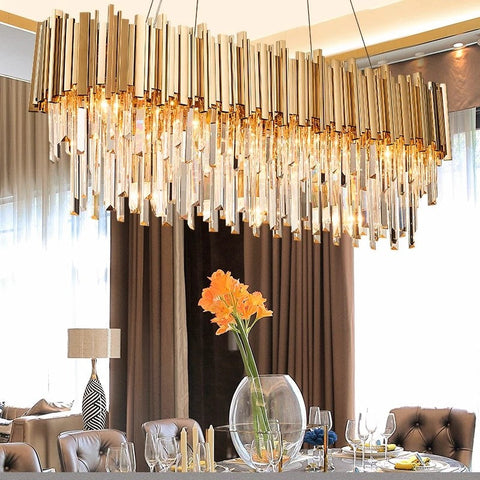 Candelabru Cristal GLORY Grande GOLD 800x300mm Resigilat R3