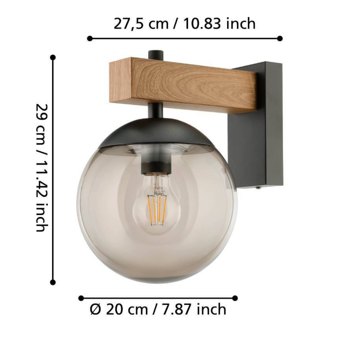 Aplica Exterior 1xE27 IP44 900671 APLICA PERETE / NEAGRA Lighting Fixtures