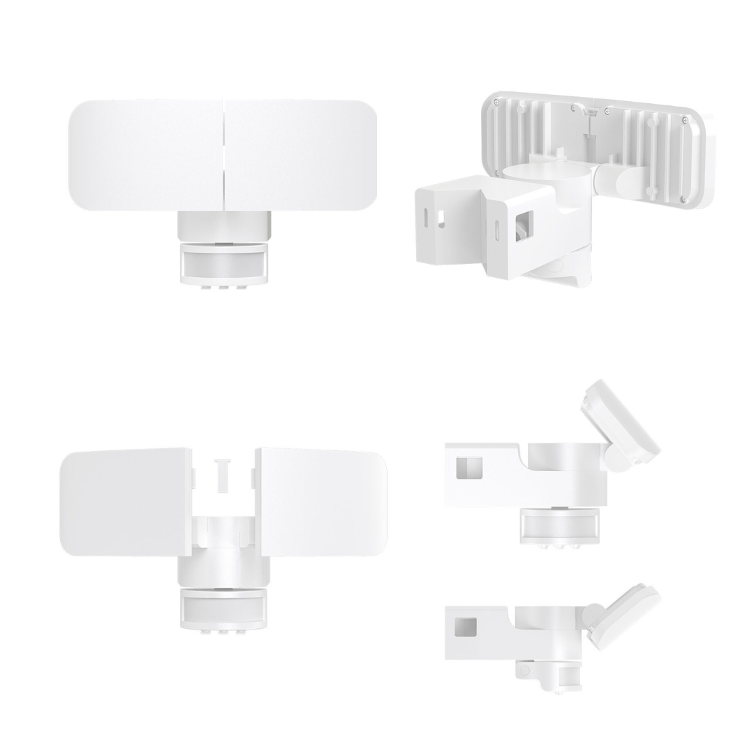 Aplica LED Exterior White 30W cu Senzor PIR ALBA Wall Light Fixtures