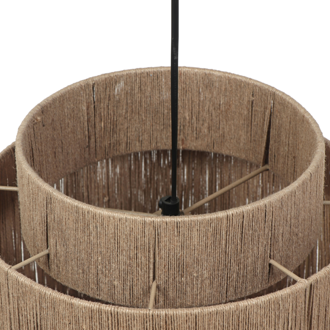 Pendul SMILLA Wood 1x E27 NEAGRA Lighting Fixtures