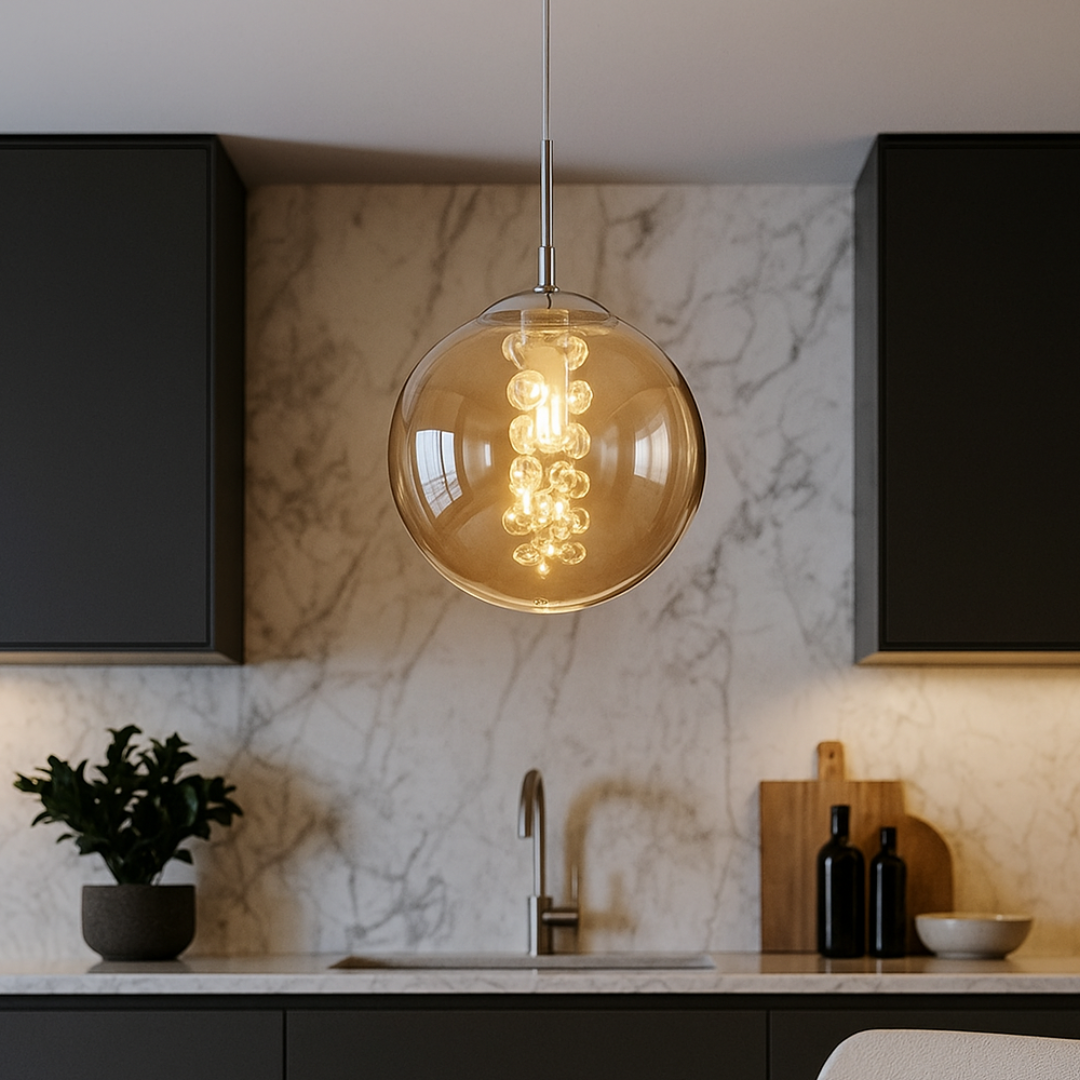 Pendul Abajur 1xG9 Chrome Chrome / SUSPENDATE