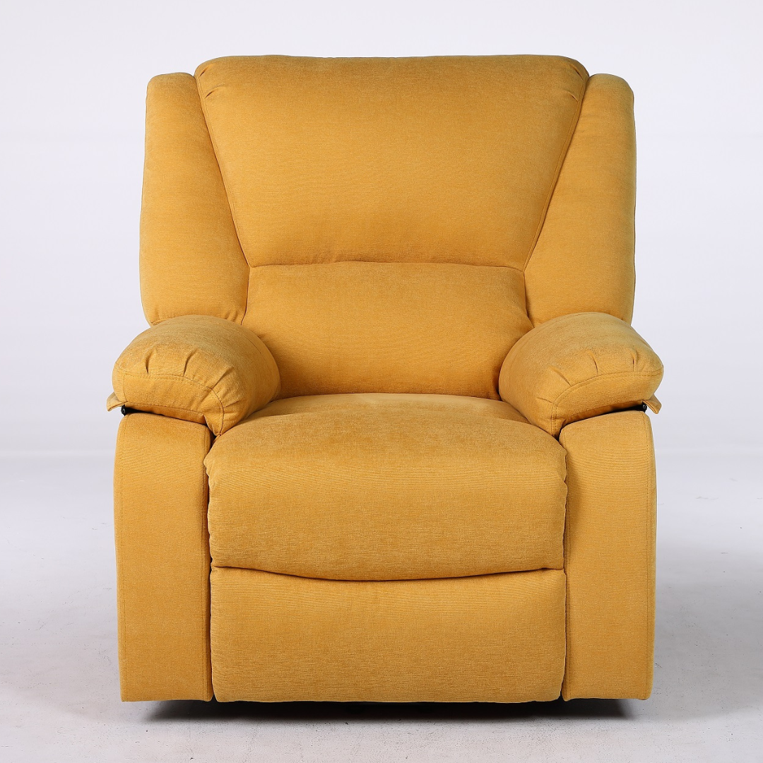 Fotoliu cu Masaj și Încălzire Recliner Electric Galben FOTOLIU CU MASAJ/RECLINER/INCALZIRE / GALBEN Chairs