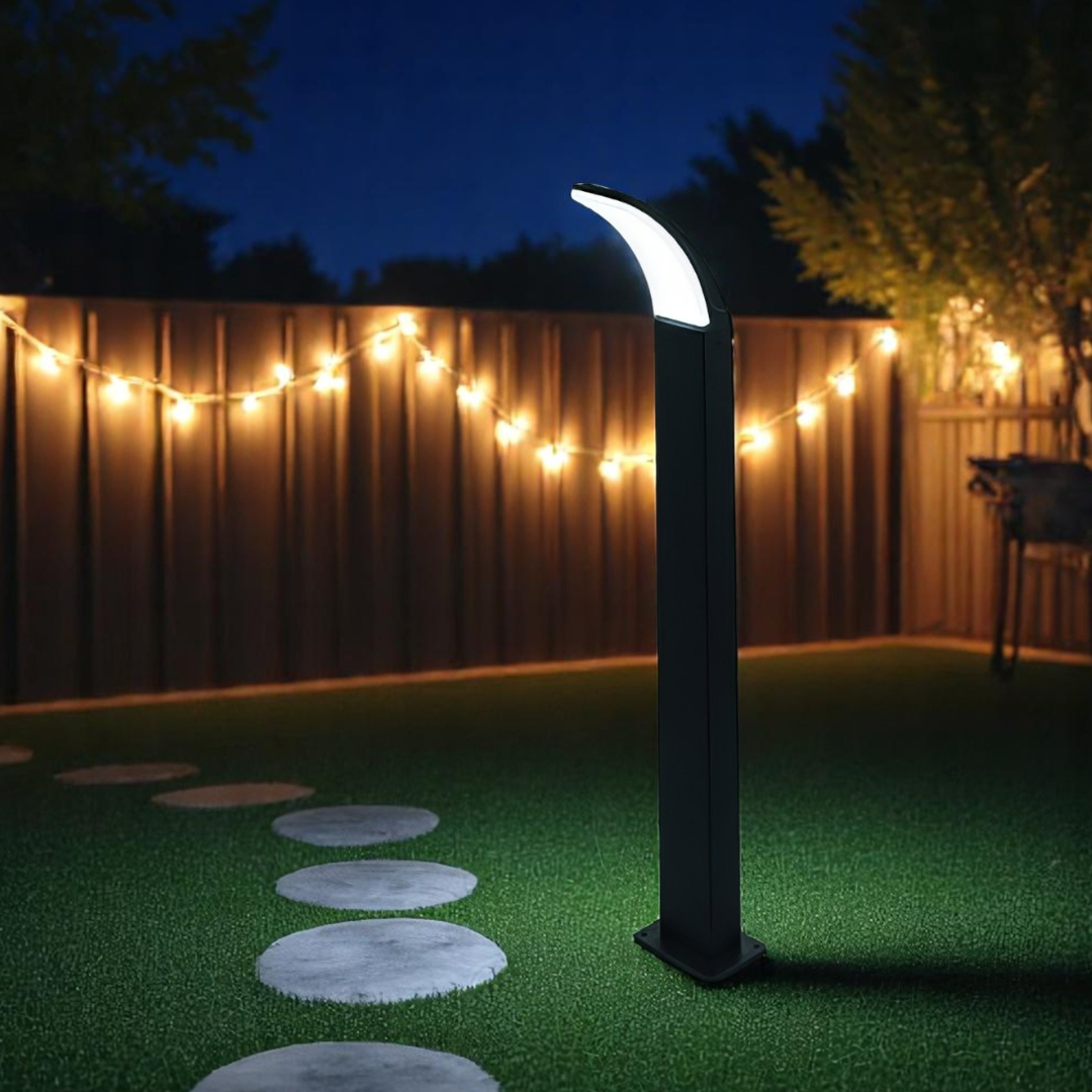 Stalp LED Black Exterior 11.5W IP44 98152 NEAGRA / STALP ORNAMENTAL / ALB CALD EXTERIOR LAMP