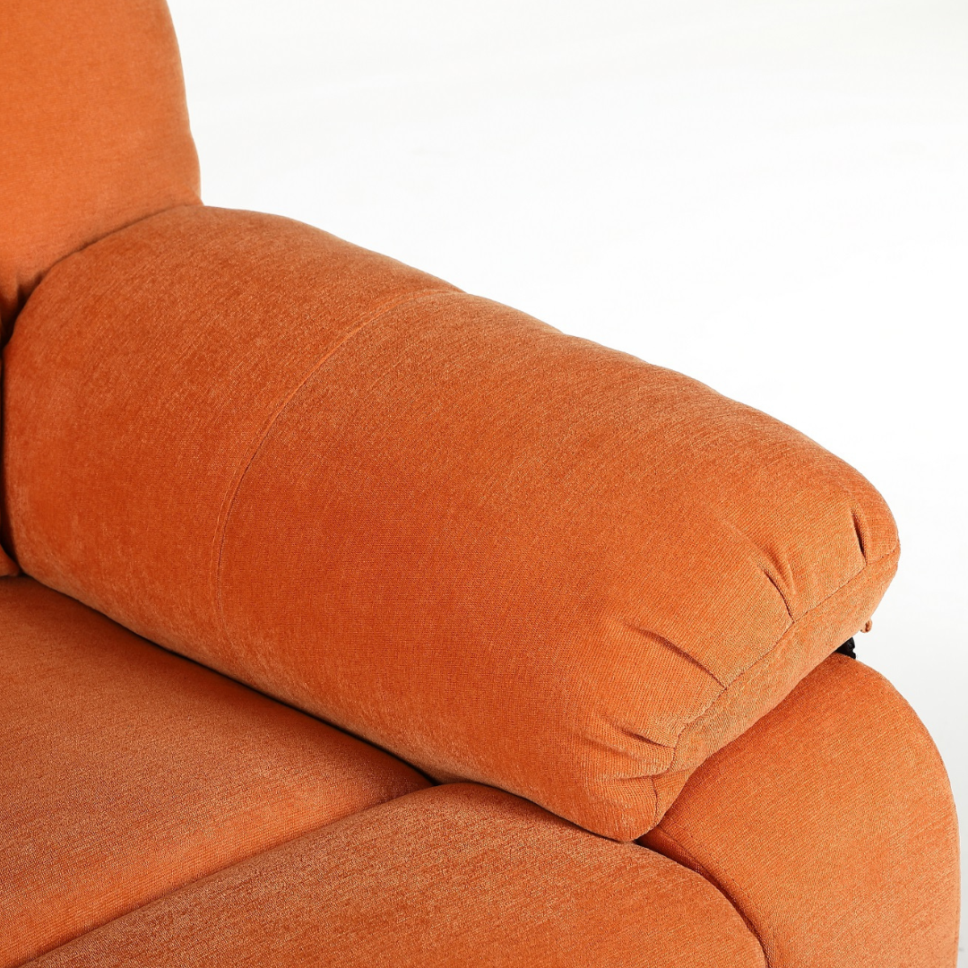 Fotoliu cu Masaj și Încălzire Recliner Electric Portocaliu FOTOLIU CU MASAJ/RECLINER/INCALZIRE / Portocaliu Chairs