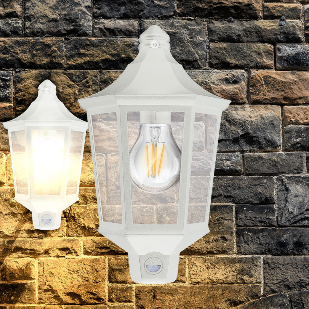 Felinar Exterior cu Senzor DUBLIN ALBA Wall Light Fixtures