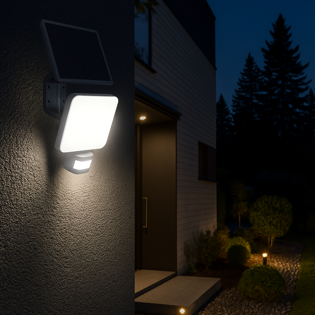 Aplica LED Exterior cu Panou Solar si Senzor APLICA SOLARA / ALBA Wall Light Fixtures