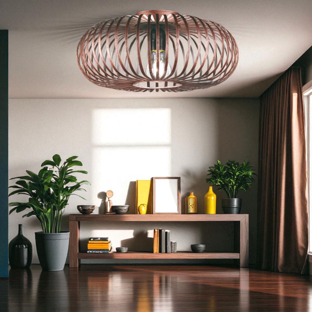 Lustra Cupru 1xE27 JOHANN CUPRU / VINTAGE SI RETRO DESIGN Lighting Fixtures