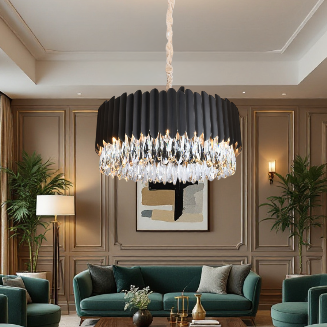 Candelabru Cristal 8xE14 Black Extravaganza NEAGRA / 55X26CM / CRISTAL Chandeliers Crystal