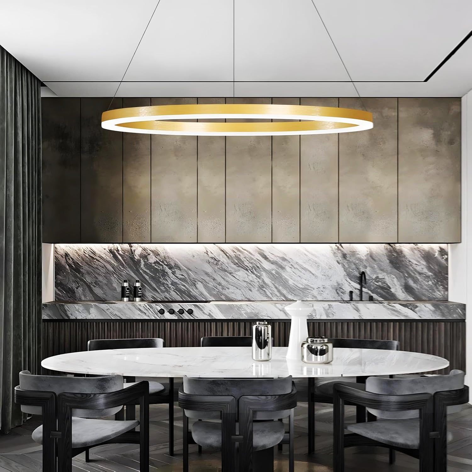 Lustra Led Wonderland Gold 1 Segment Echivalent 300W Lighting Fixtures