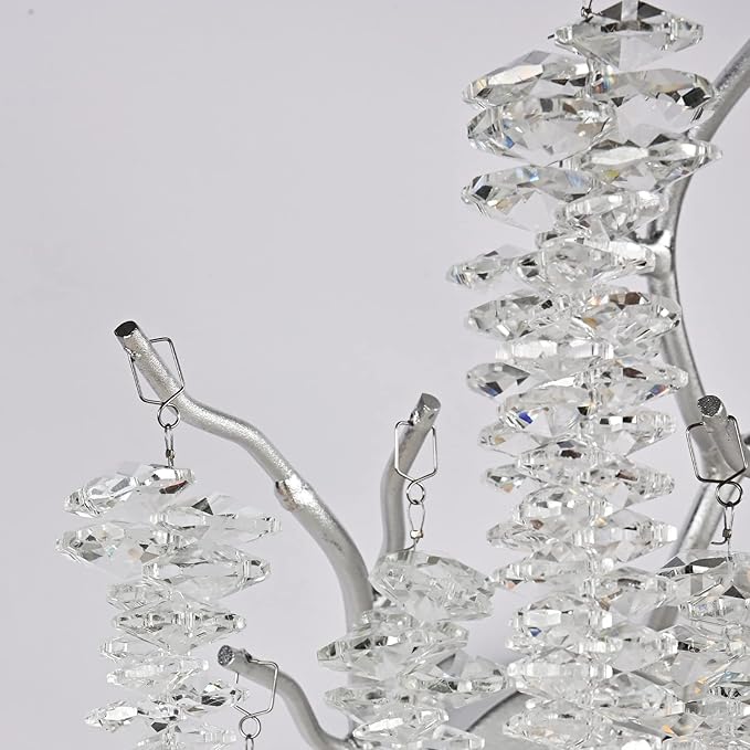 Aplica Cristal Silver Luxury Willow MINIMALIST DESIGN / ARGINTIE Wall Light Fixtures