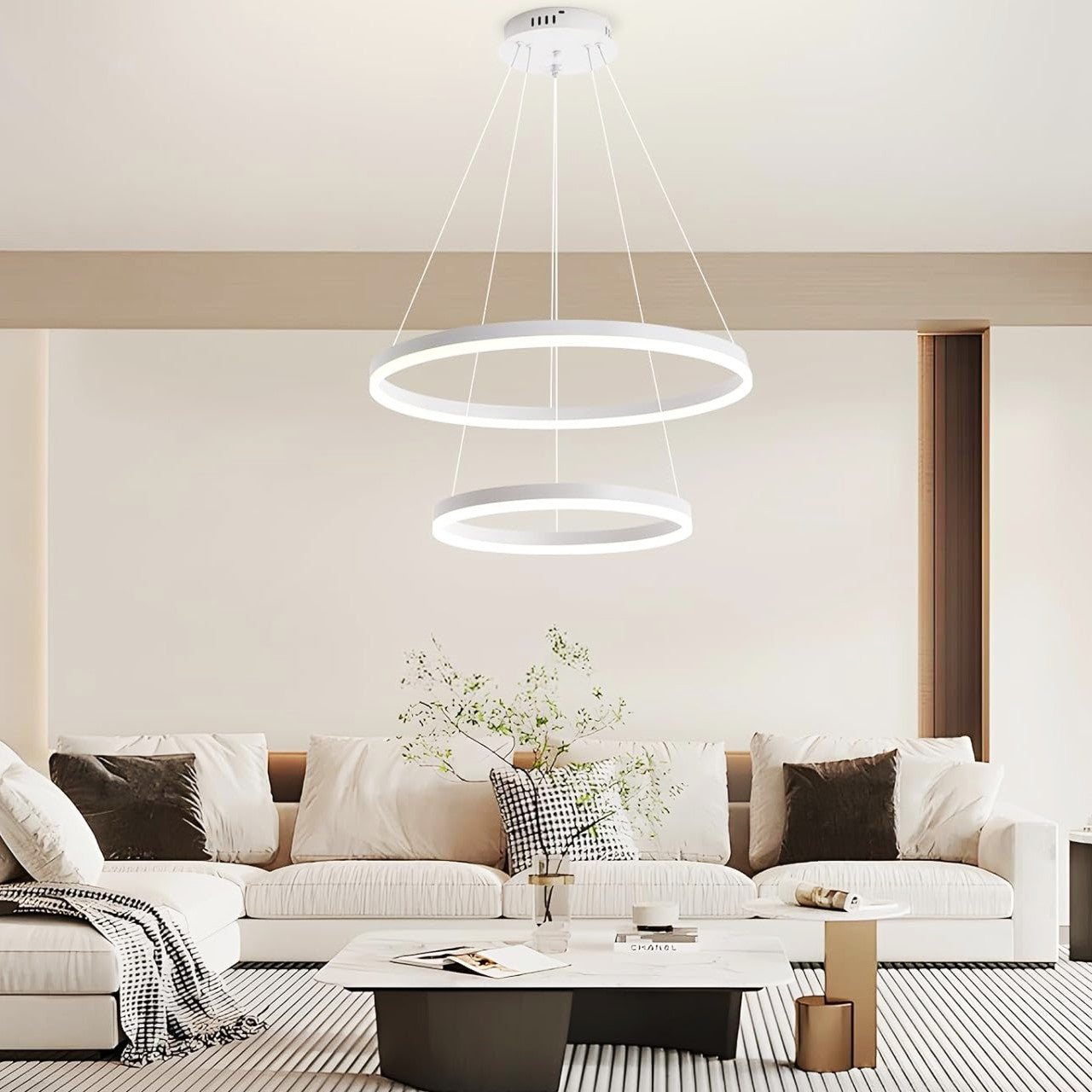 Lustra LED WONDERLAND Alba 2 Segmente Echivalent 400W ALBA / SUSPENDATE Lighting Fixtures