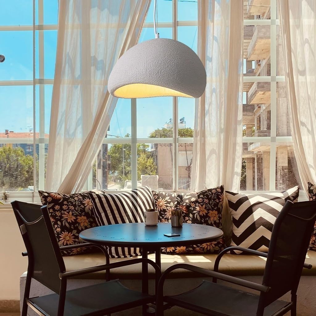 Pendul COLOSSUS Rotund Gri 30cm GRI / VINTAGE SI RETRO DESIGN Lighting Fixtures