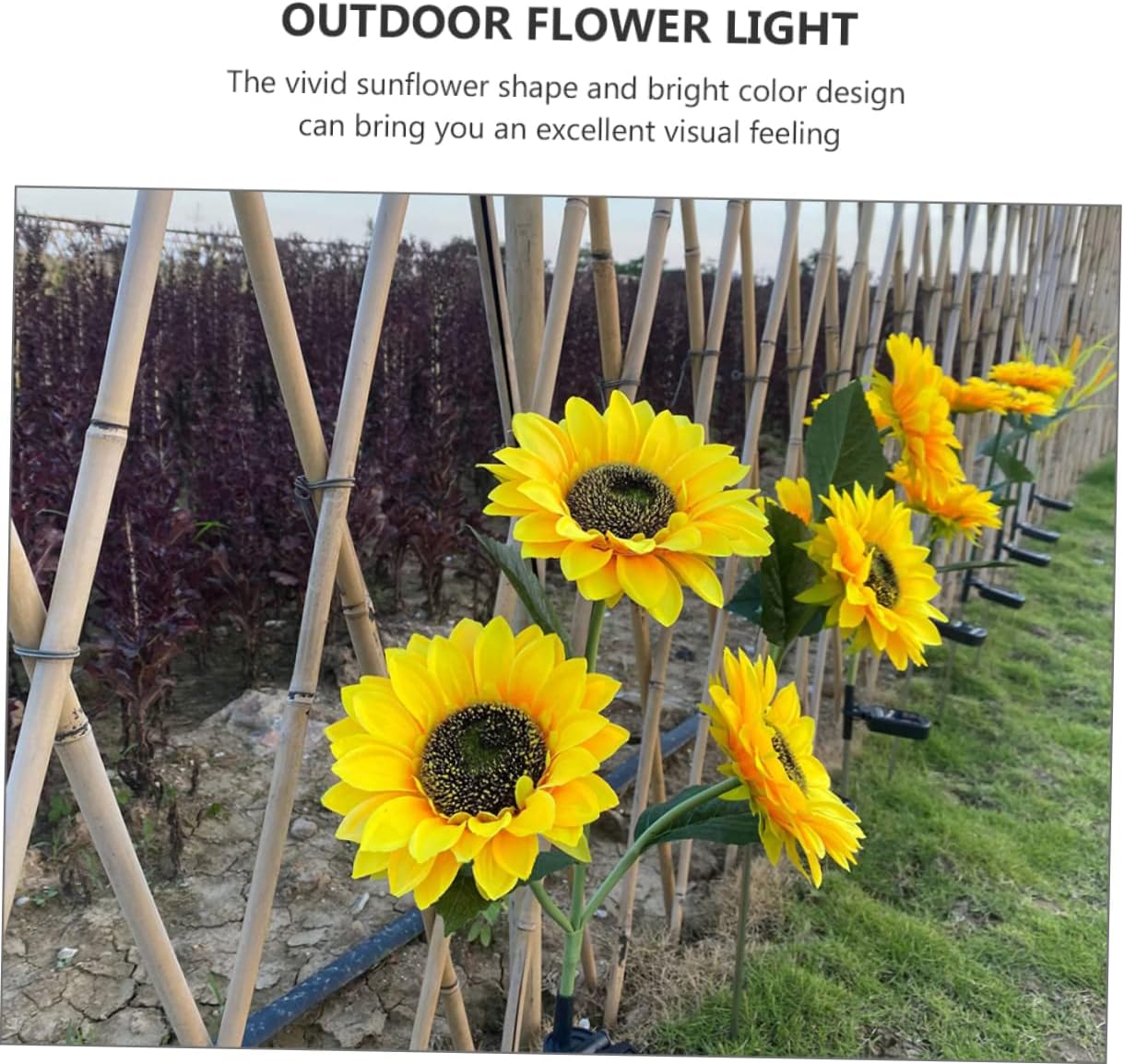 Lampa LED Gradina cu Incarcare Solara SUNFLOWER