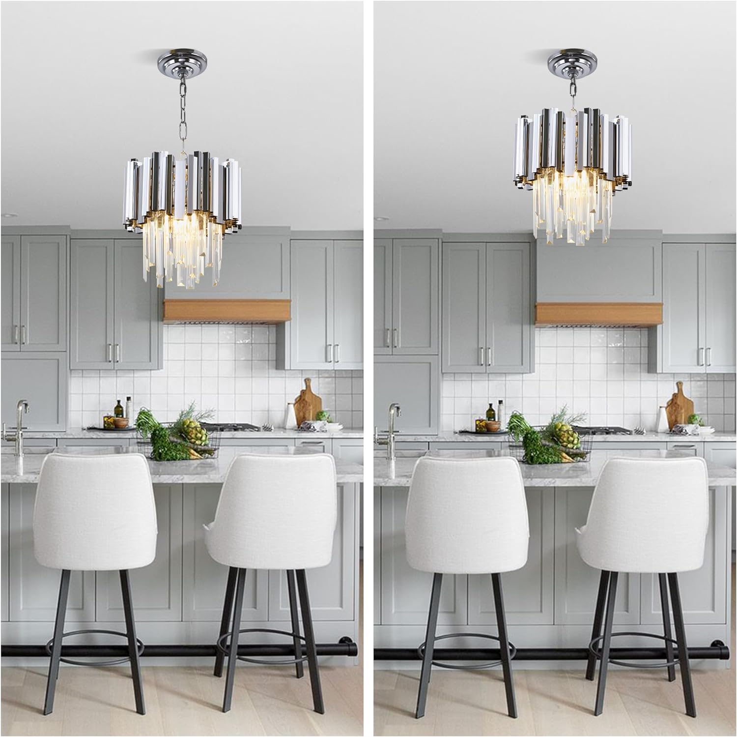 Candelabru Cristal Glory Silver 30Cm Chandeliers Crystal