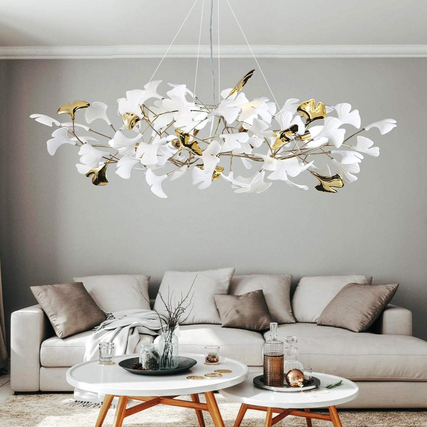 Candelabru LUXURY Golden VALERY 120x40cm AURIE / 120X40CM / LUXURY Chandeliers Crystal