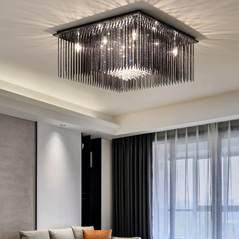 Candelabru Aplicat Cristal Luxury Black Beauty Square Resigilat R3