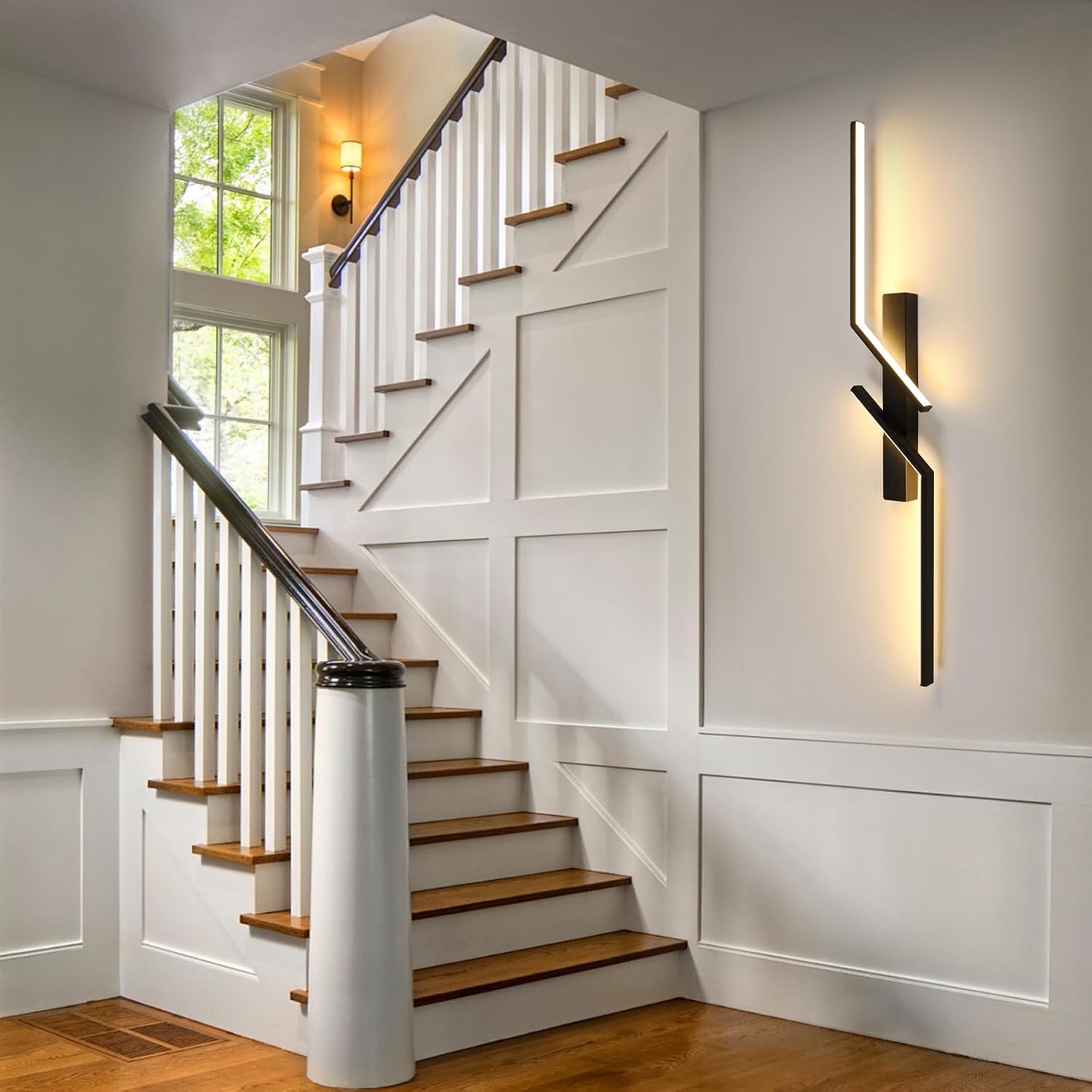 Aplica LED Modern Lines Black 60cm Echivalent 100W NEAGRA / MINIMALIST DESIGN / 60CM Wall Light Fixtures