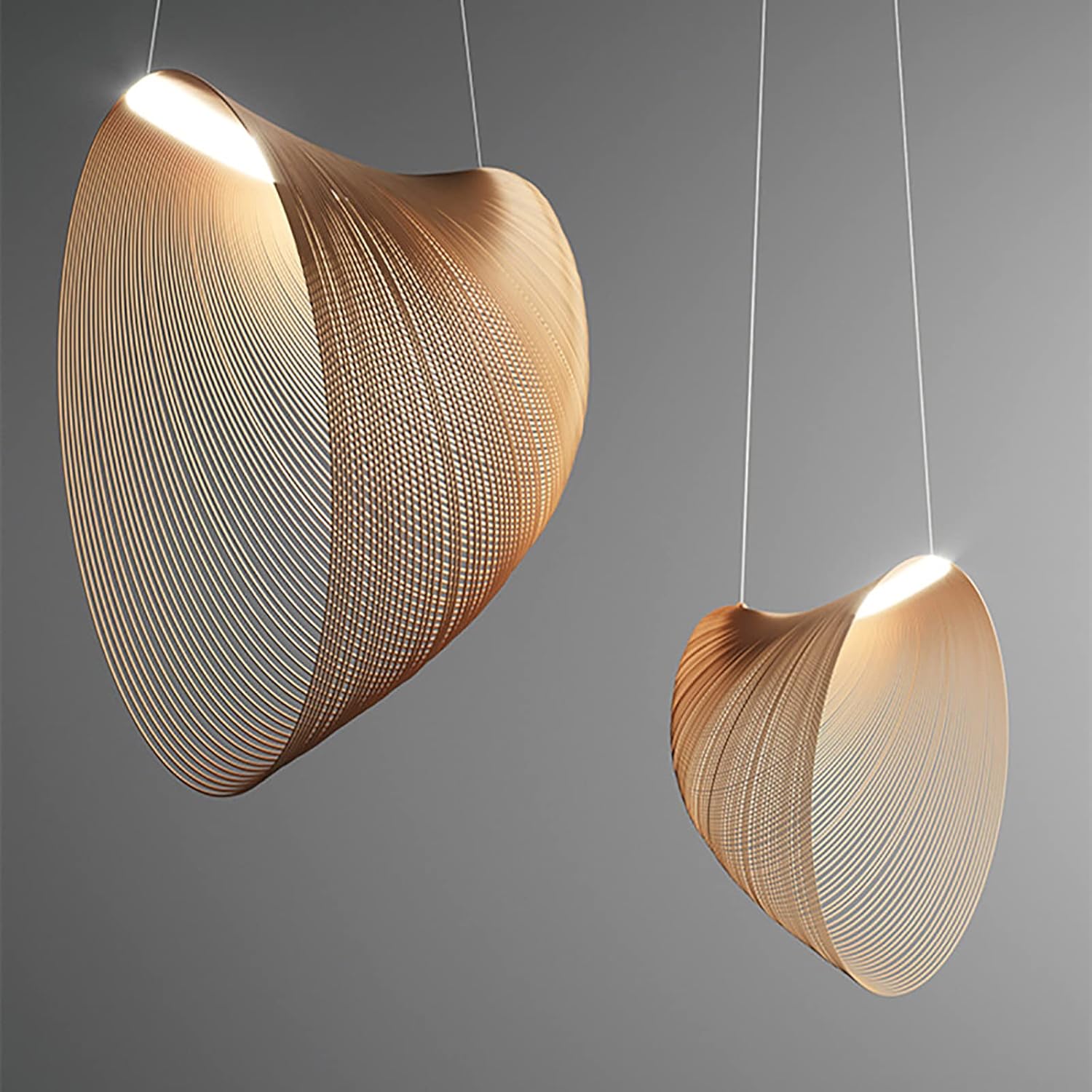 Lustra LED Suspendata VERNAZZA WooD Style Lighting Fixtures