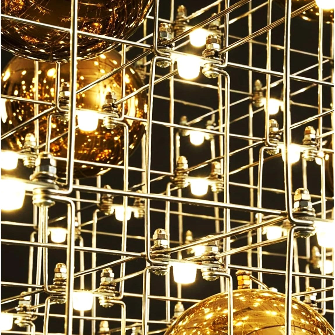 Lustra LED Suspendata Luxury MAGNUS HEART CROM + AURIU / LUXURY Lighting Fixtures