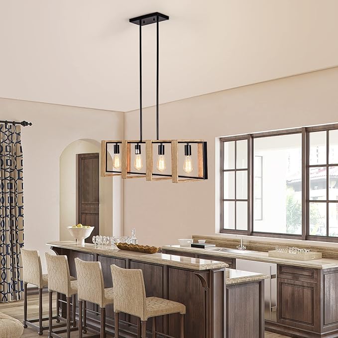 Lustra Vintage Cubo 4xE27 100CM / VINTAGE SI RETRO DESIGN Lighting Fixtures