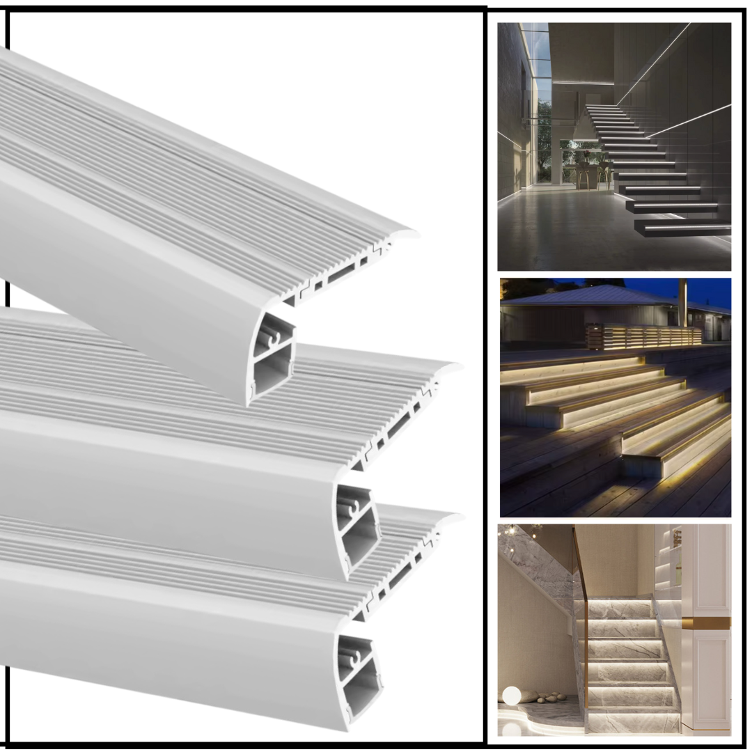 Profil LED Aluminiu Pentru Trepte 2 Metri LED Strips