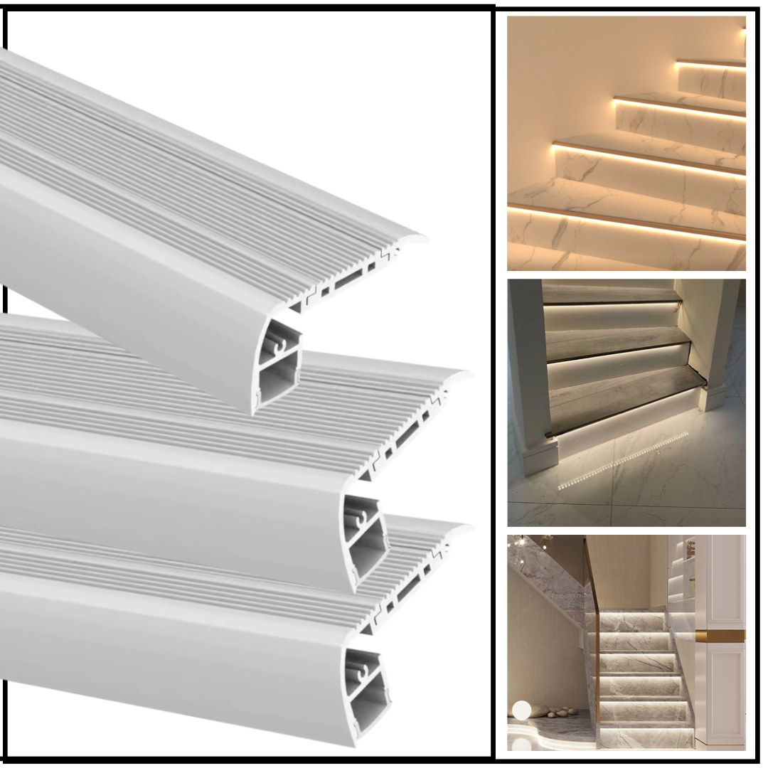 Profil LED Aluminiu Pentru Trepte 2 Metri LED Strips